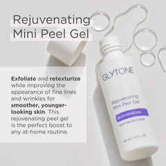 Application du gel peeling Glytone sur le visage pour exfolier