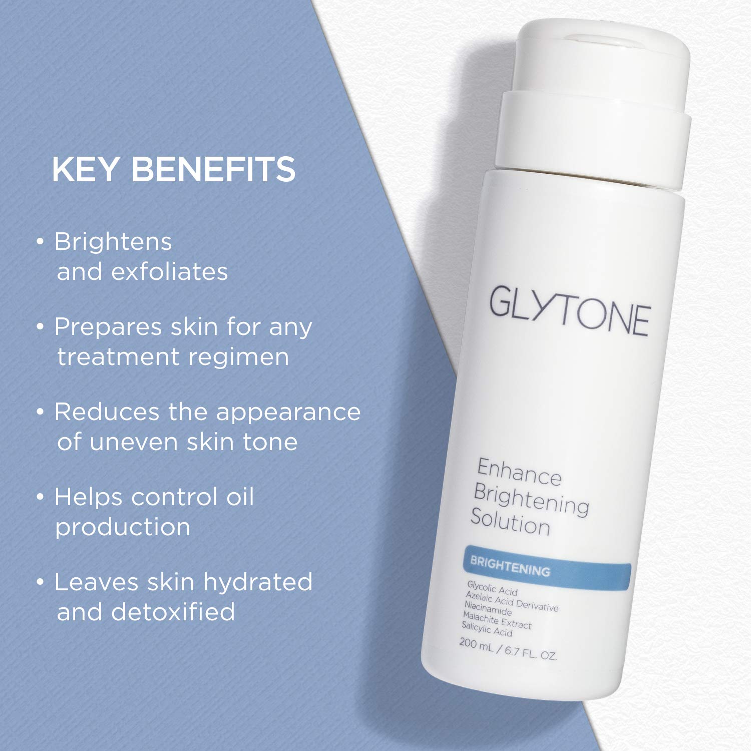 GLYTONE Application-coton-tonique montrant l’application sur coton
