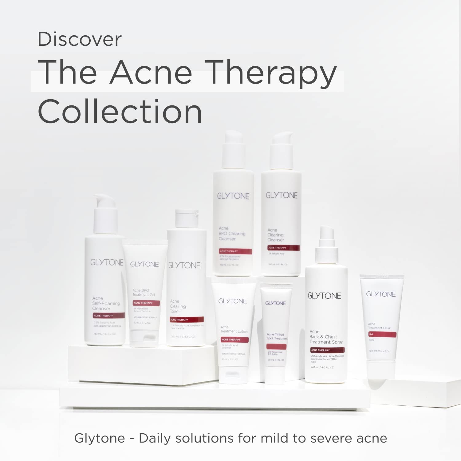Glytone BPO Gel Acné Contrôle Brillance et pores.