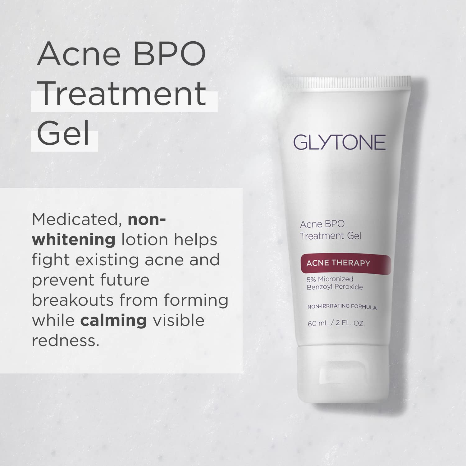 Glytone BPO Gel Acné: réduction des pores et contrôle du sébum.
