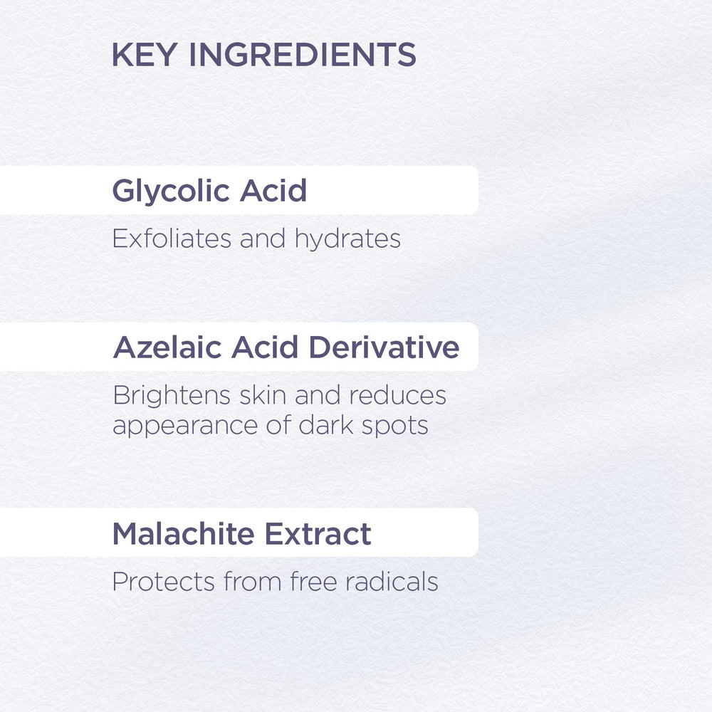 GLYTONE Extrait-malachite-ingredient, flacon et extrait naturel