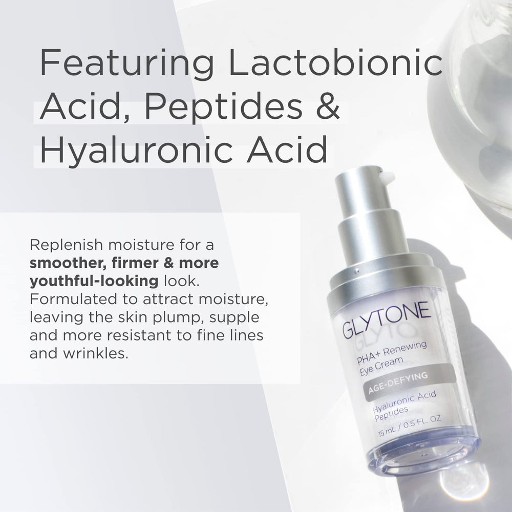 Glytone hyaluronique, hydratation profonde du contour des yeux.