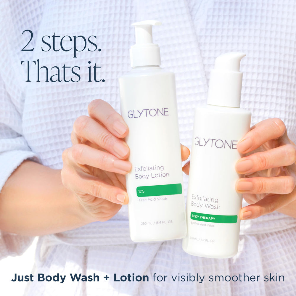 Glytone KP Kit : expérience spa à domicile grâce à l'association gel et lotion.