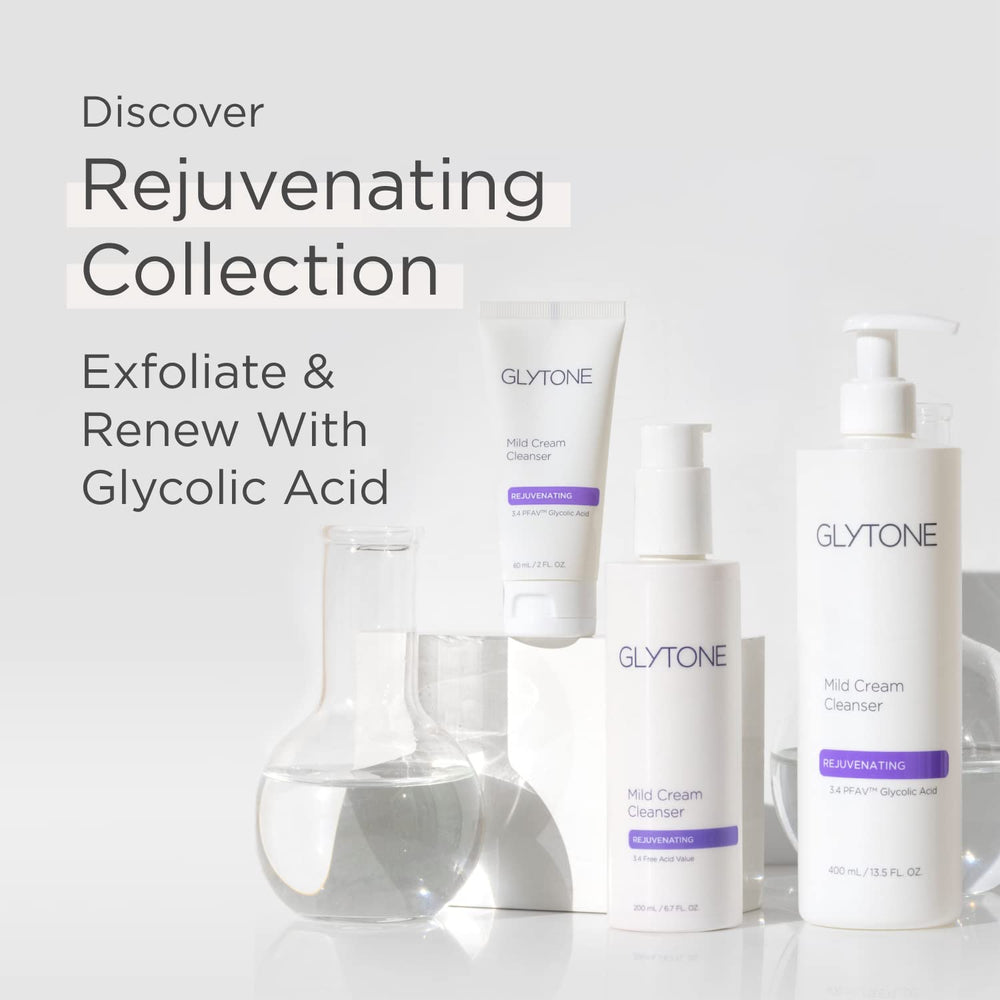 Visage après usage: peau rafraîchie et hydratée grâce au nettoyant Glytone