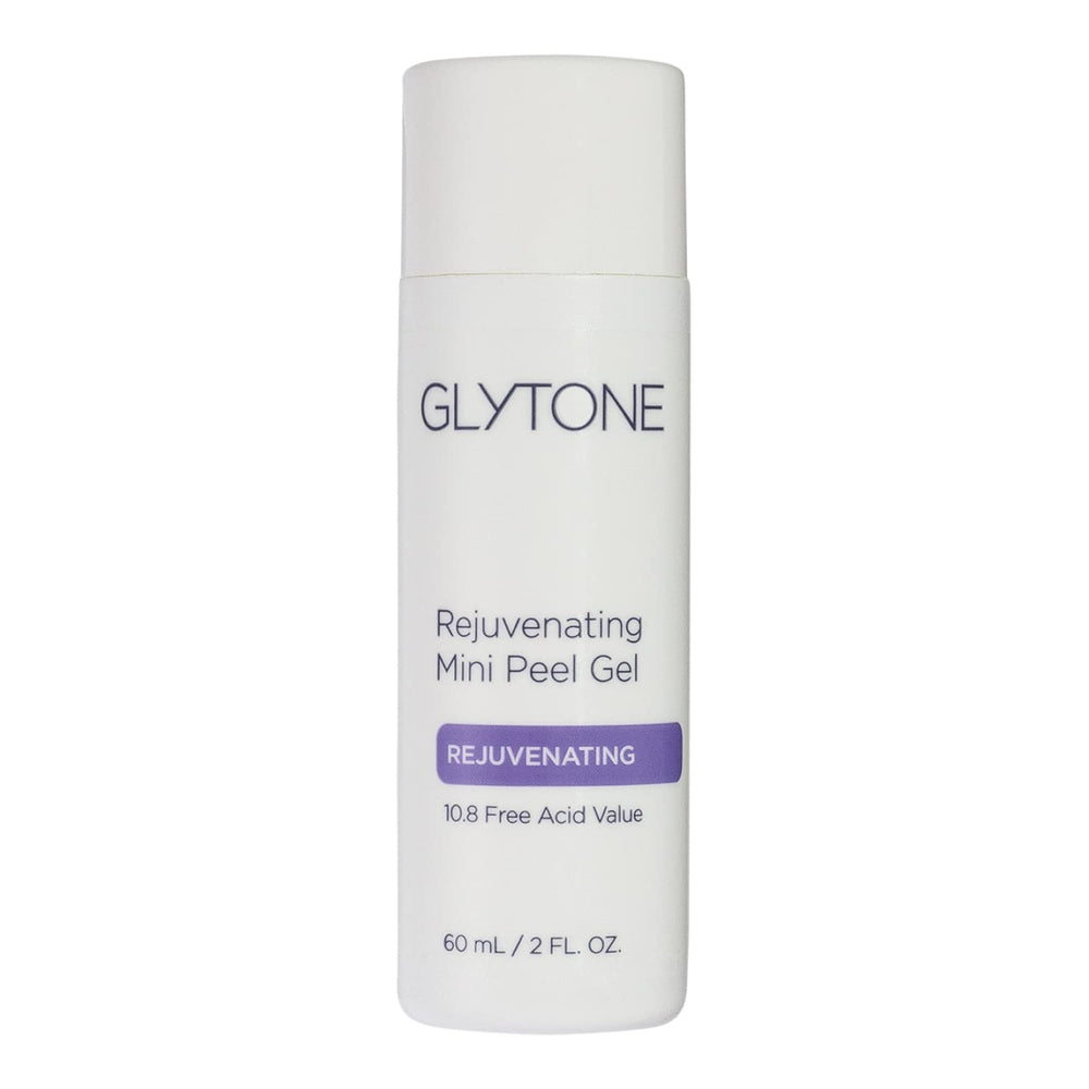 Glytone mini peel gel sur sa bouteille prête à l’emploi pour exfolier