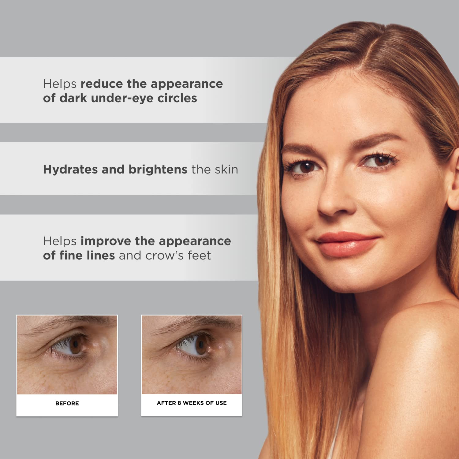 Glytone peptides, tonification du regard et ridules atténuées.