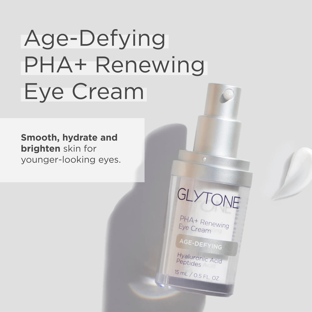 Glytone contour des yeux acide lactobionique, exfoliation douce.