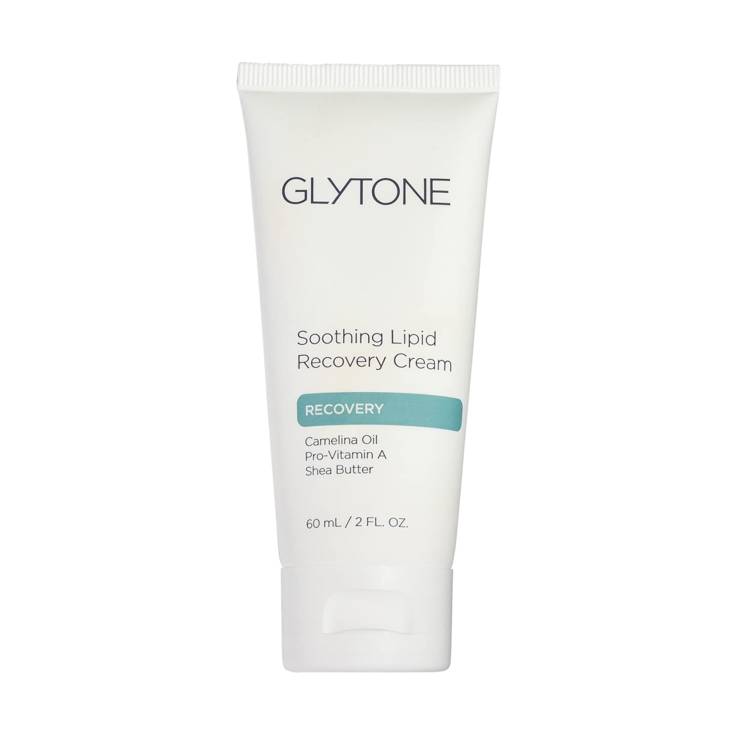 Glytone Crème Lipides Apaisante — flacon pompe, hydratation durable pour peaux sensibles.
