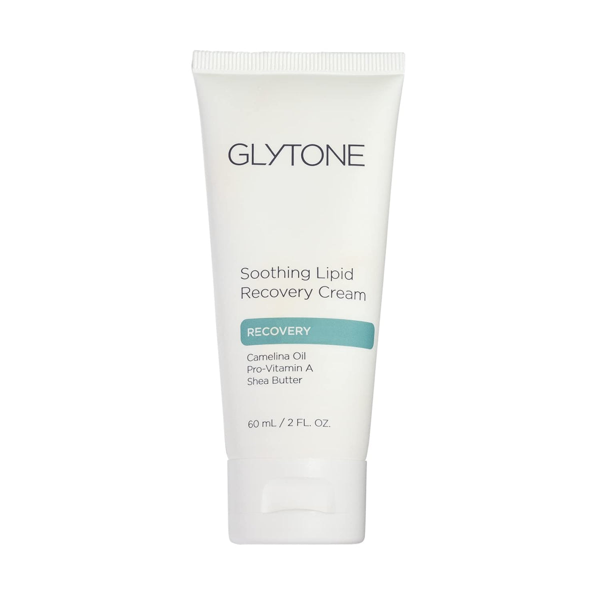 Glytone Crème Lipides Apaisante — flacon pompe, hydratation durable pour peaux sensibles.
