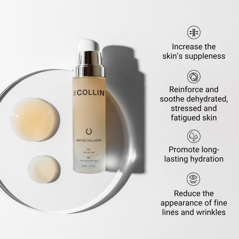 G.M. COLLIN Native Collagen Gel: massage visage pour lisser les ridules.
