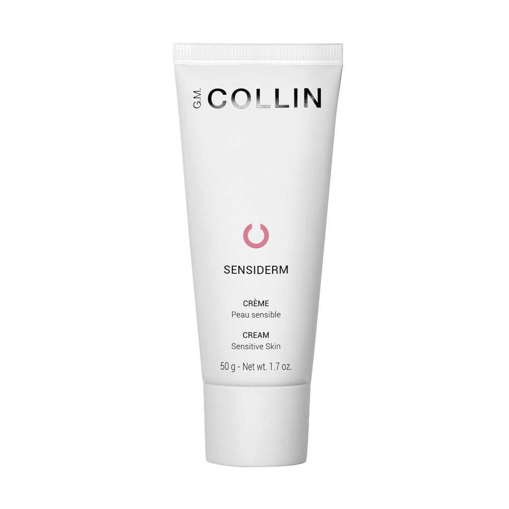 G.M. Collin Sensiderm Crème dans son emballage, soin quotidien doux pour peau sensible.
