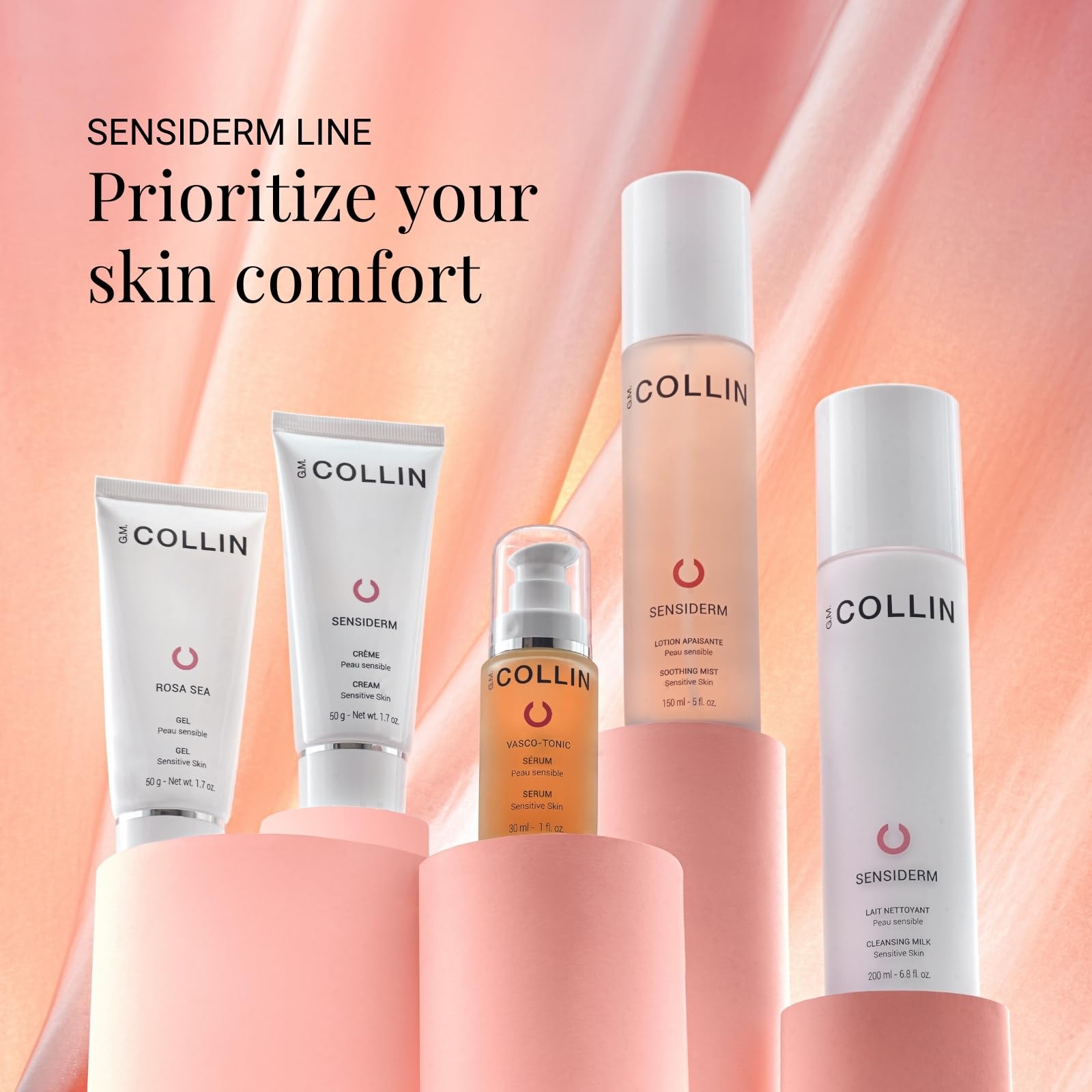 Routine matin et soir possible avec Sensiderm démaquillant hydratant
