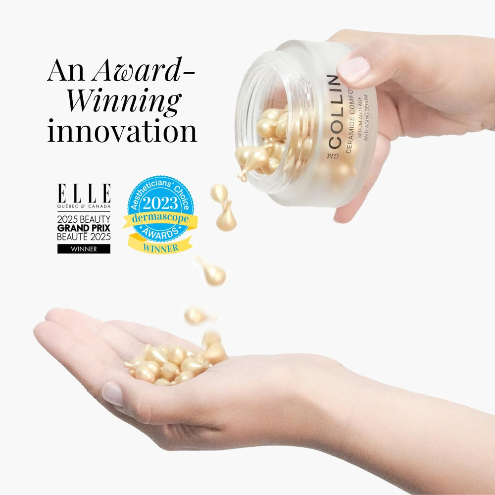 G.M. Collin Ceramide Comfort Serum, formule Vitamine E et céramide pour protection durable.