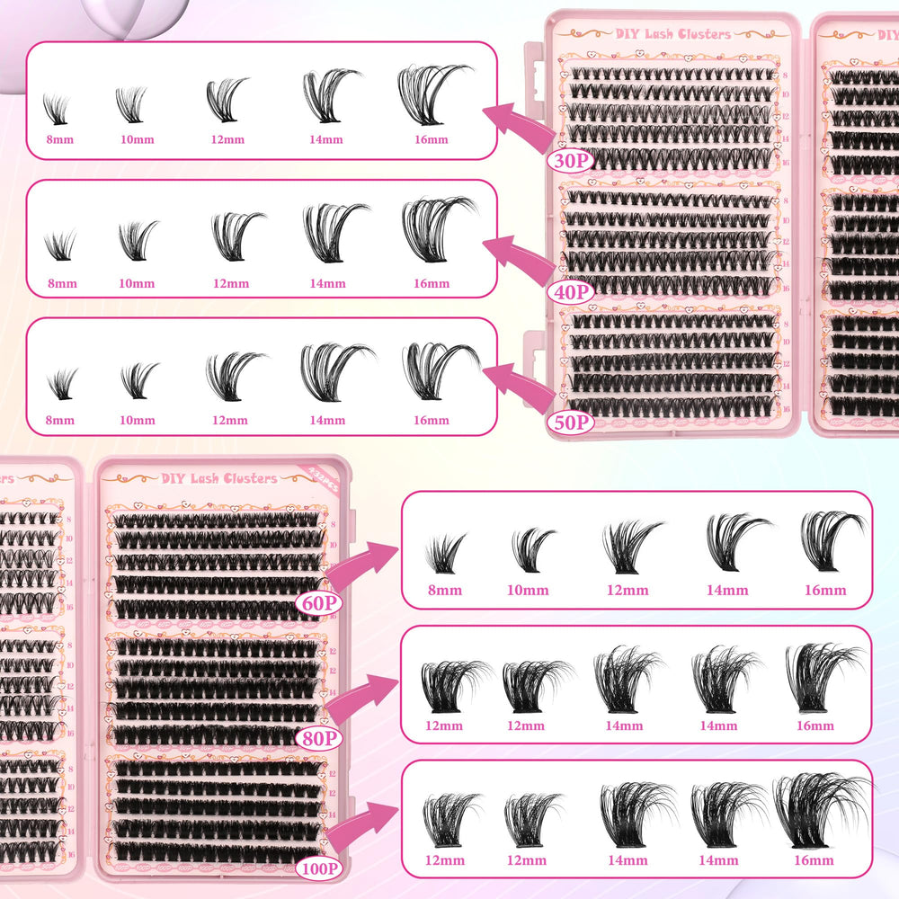 Gmagictobo cils extension individuels pour une apparence personnalisée.