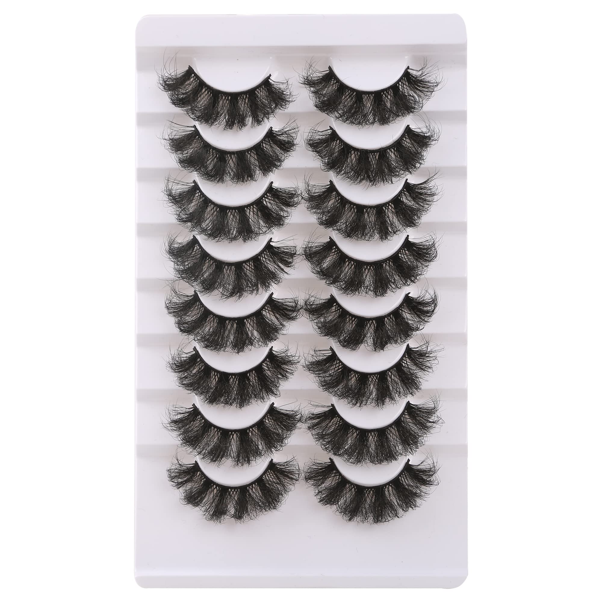 Cils vegan 3D Gmagictobo 22 mm sans cruauté, regard intense.