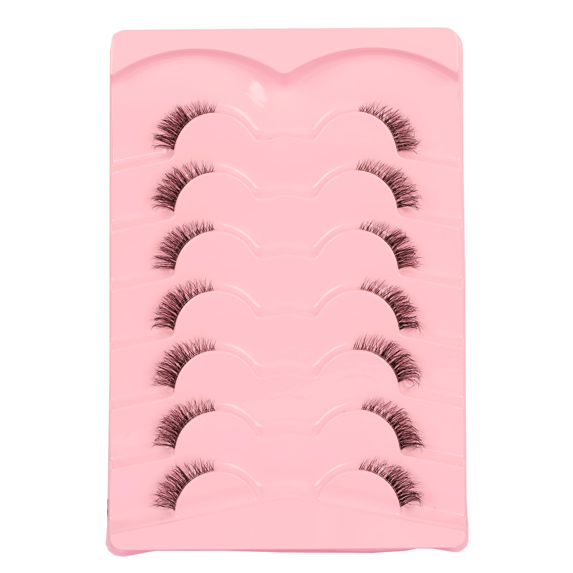 Demi-cils 20 mm avec bande transparente Gmagictobo pour un rendu homogène.