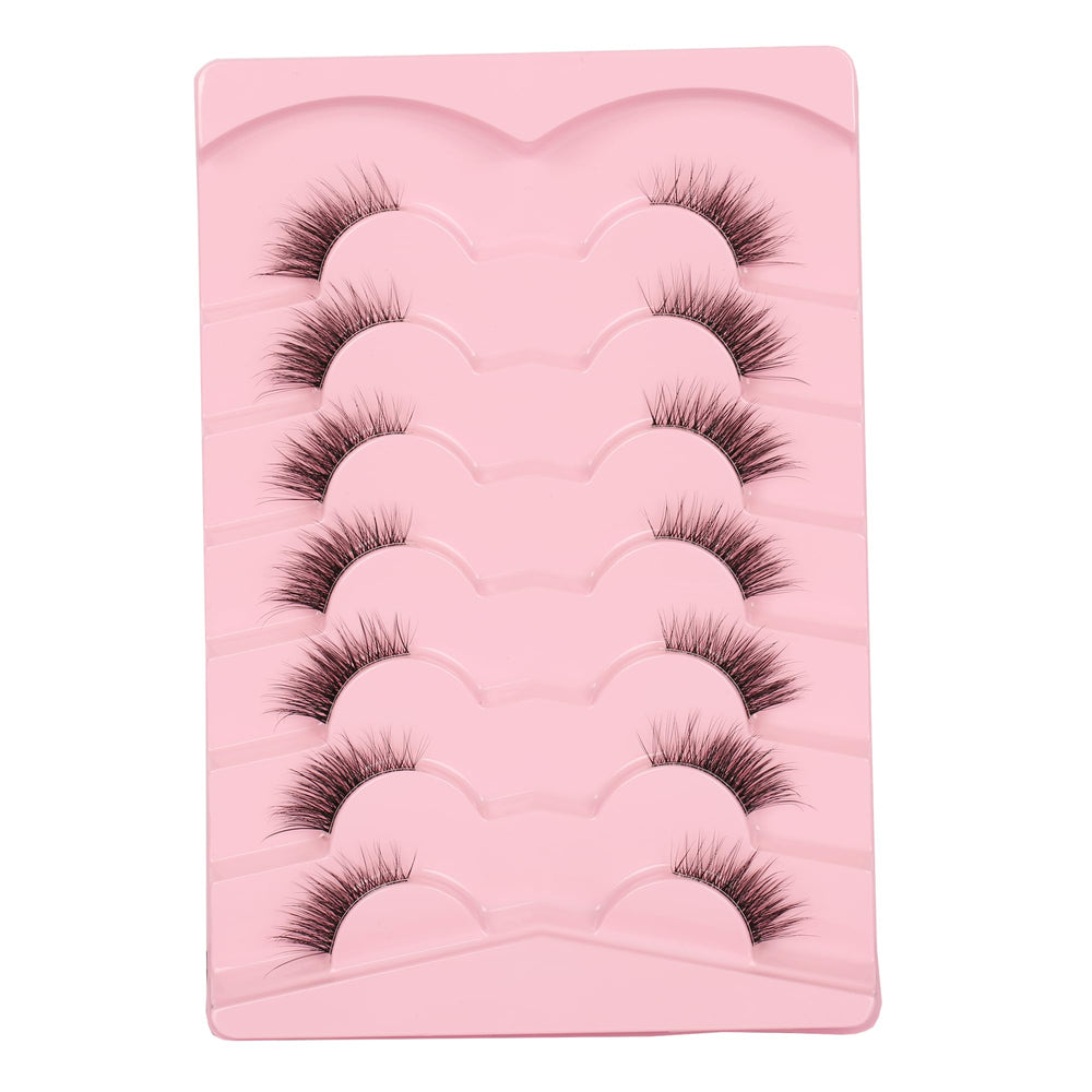Gmagictobo demi-faux cils: bande coton flexible pour un port confortable.