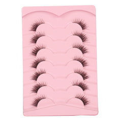 Gmagictobo demi-faux cils: bande coton flexible pour un port confortable.