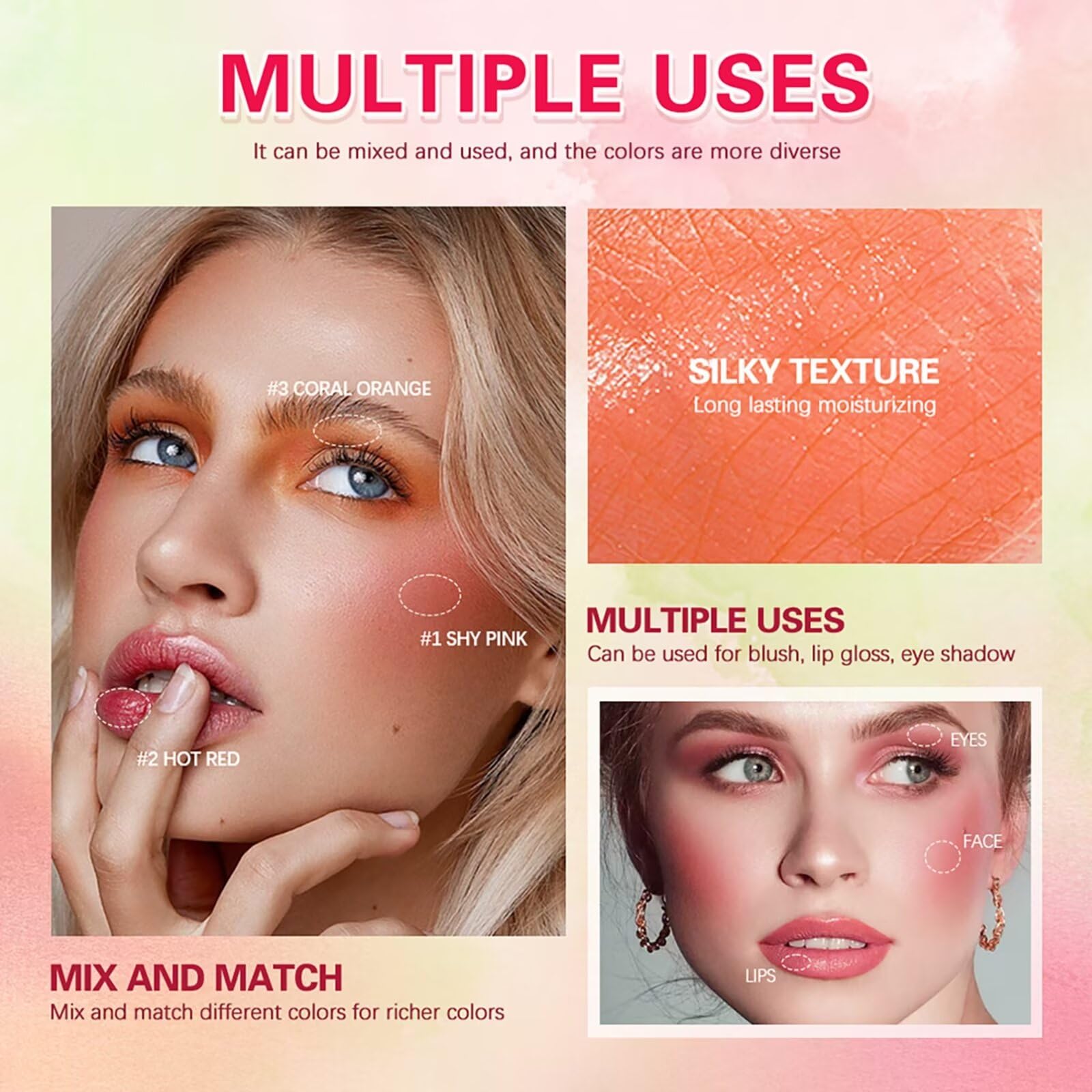 GMaxit Blush Stick format portable pour retouches en tout lieu