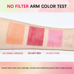 GMaxit Blush Stick adapté à toutes les carnations et hydrate la peau