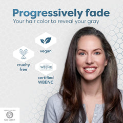 Go Gray Shampoing Charbon – nettoie en profondeur et détoxifie le cuir chevelu.