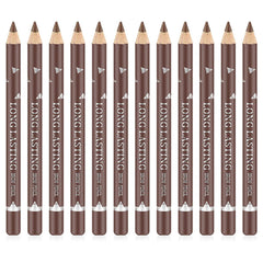 Go Ho crayon sourcils brun moyen pack 12 pièces tenue longue durée