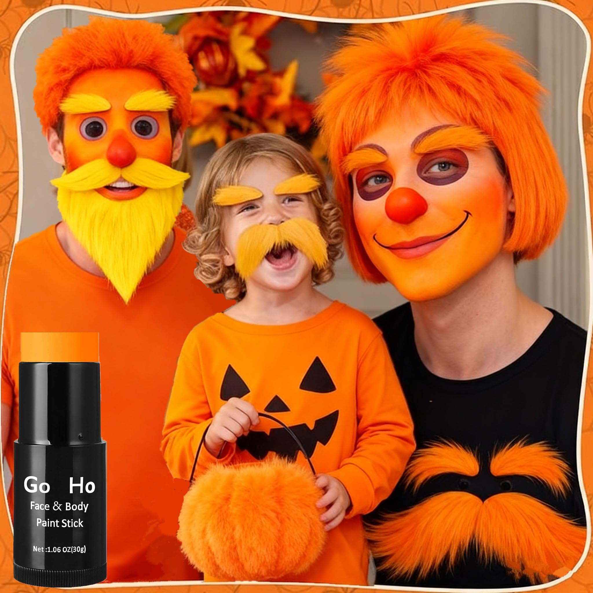 Go Ho Crème Stick teinte orange, finition matte et estompage facile