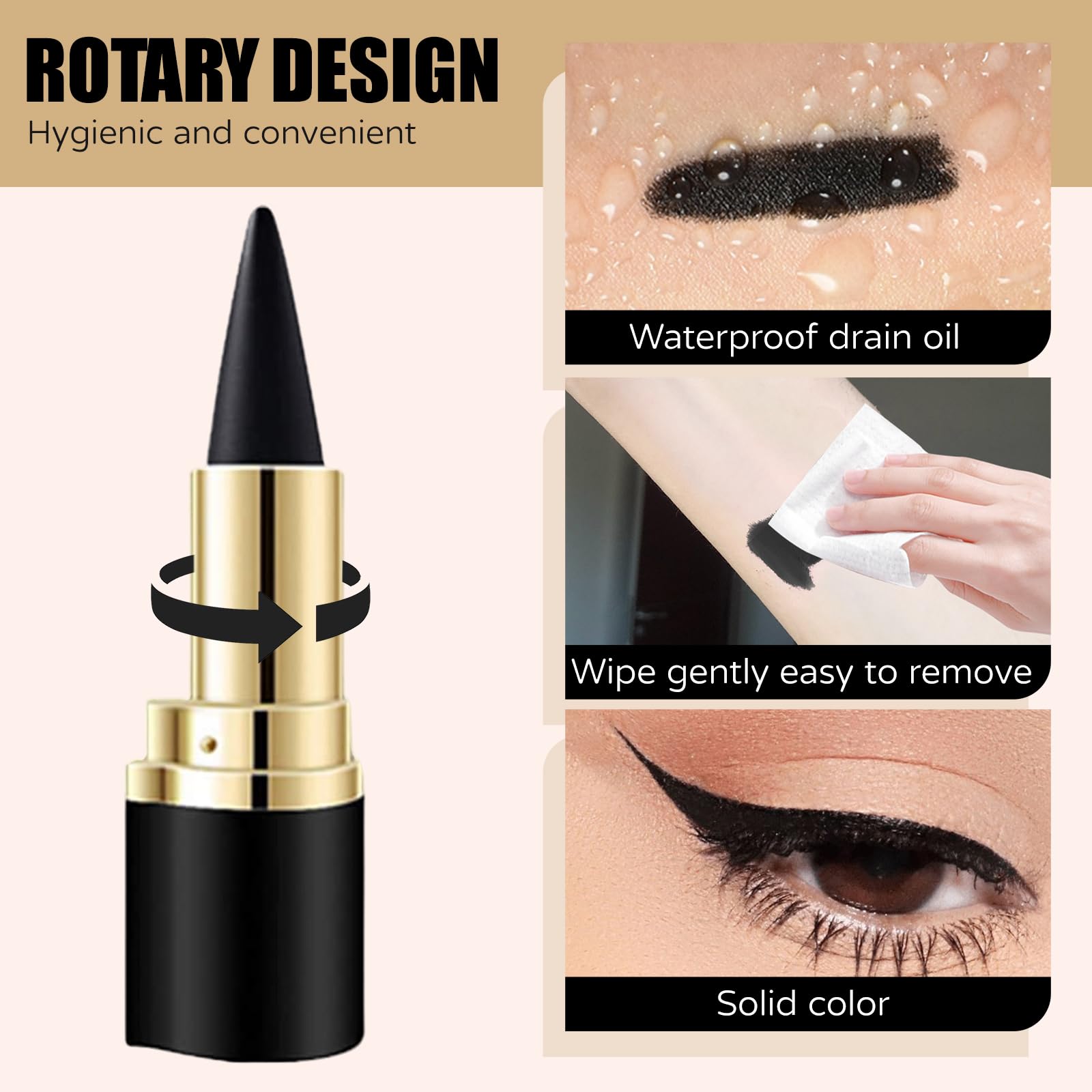 Go Ho Étui Voyage Portable, coffret maquillage yeux pratique