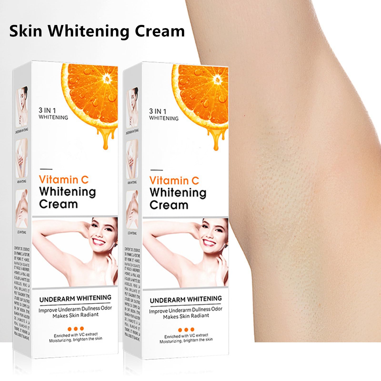 Ingrédients naturels de la crème Go Ho vitamine C