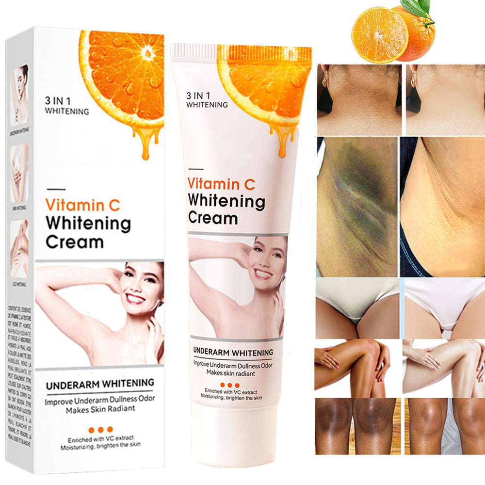 Go Ho crème éclaircissante vitamine C — flacon visage pour un teint uniforme