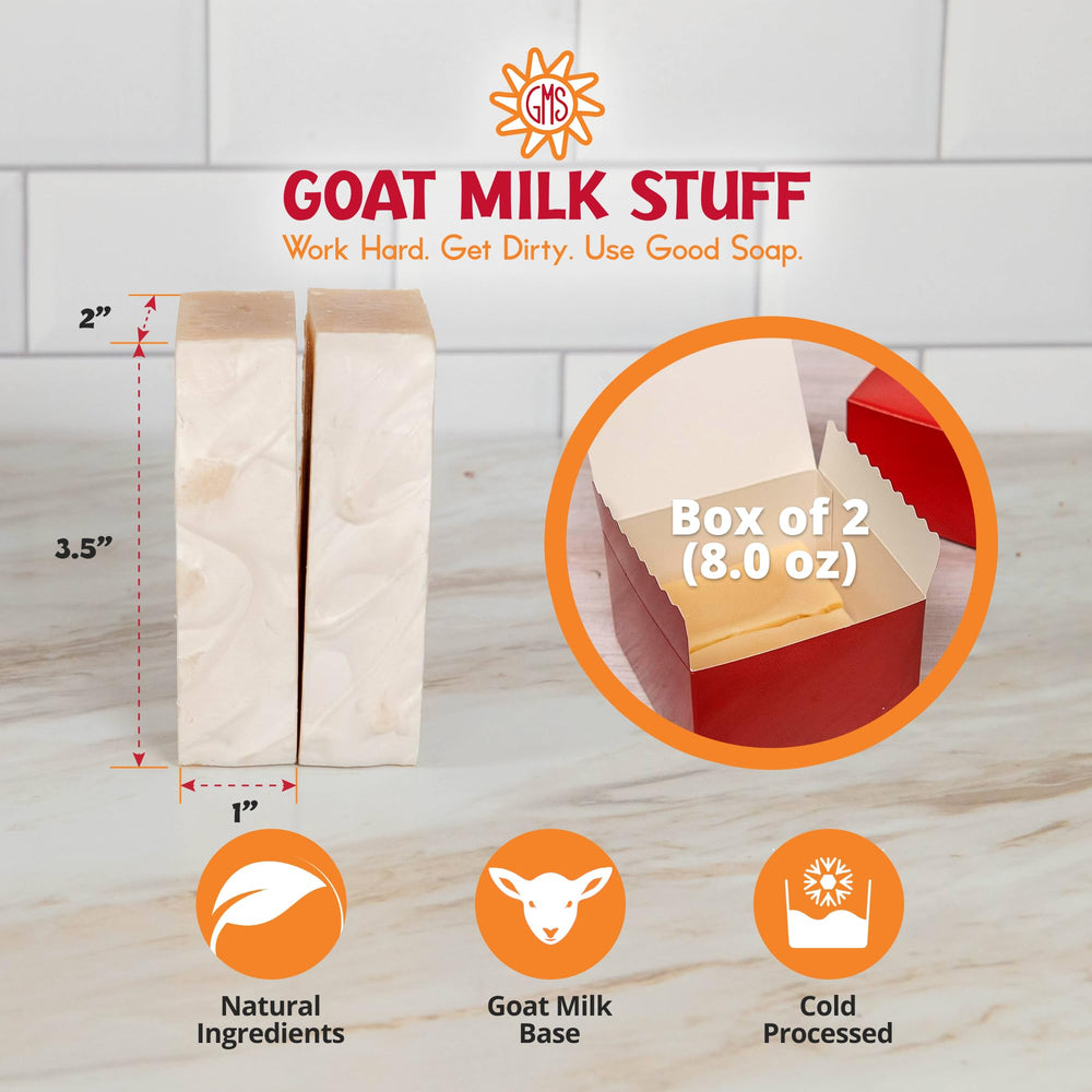 Goat Milk Stuff Savon lait chèvre avoine miel, douceur hydratante au quotidien.