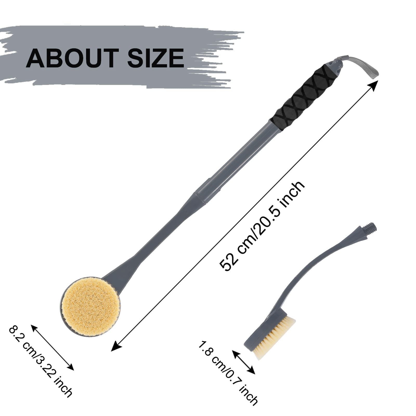 Gobiteli brosse-douche design leger pour un usage quotidien.