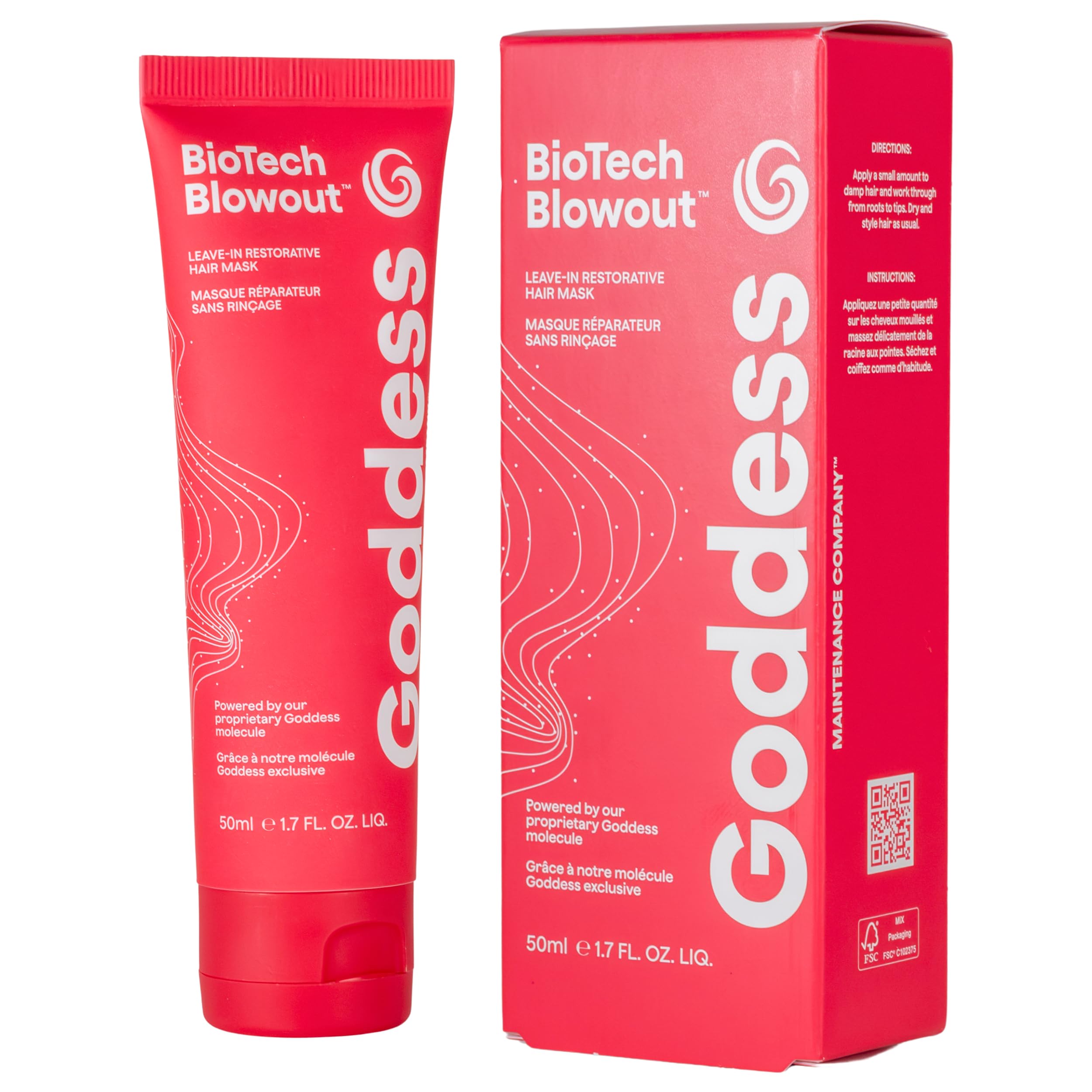 Goddess Maintenance – masque sans rinçage, réparation en profondeur des cheveux
