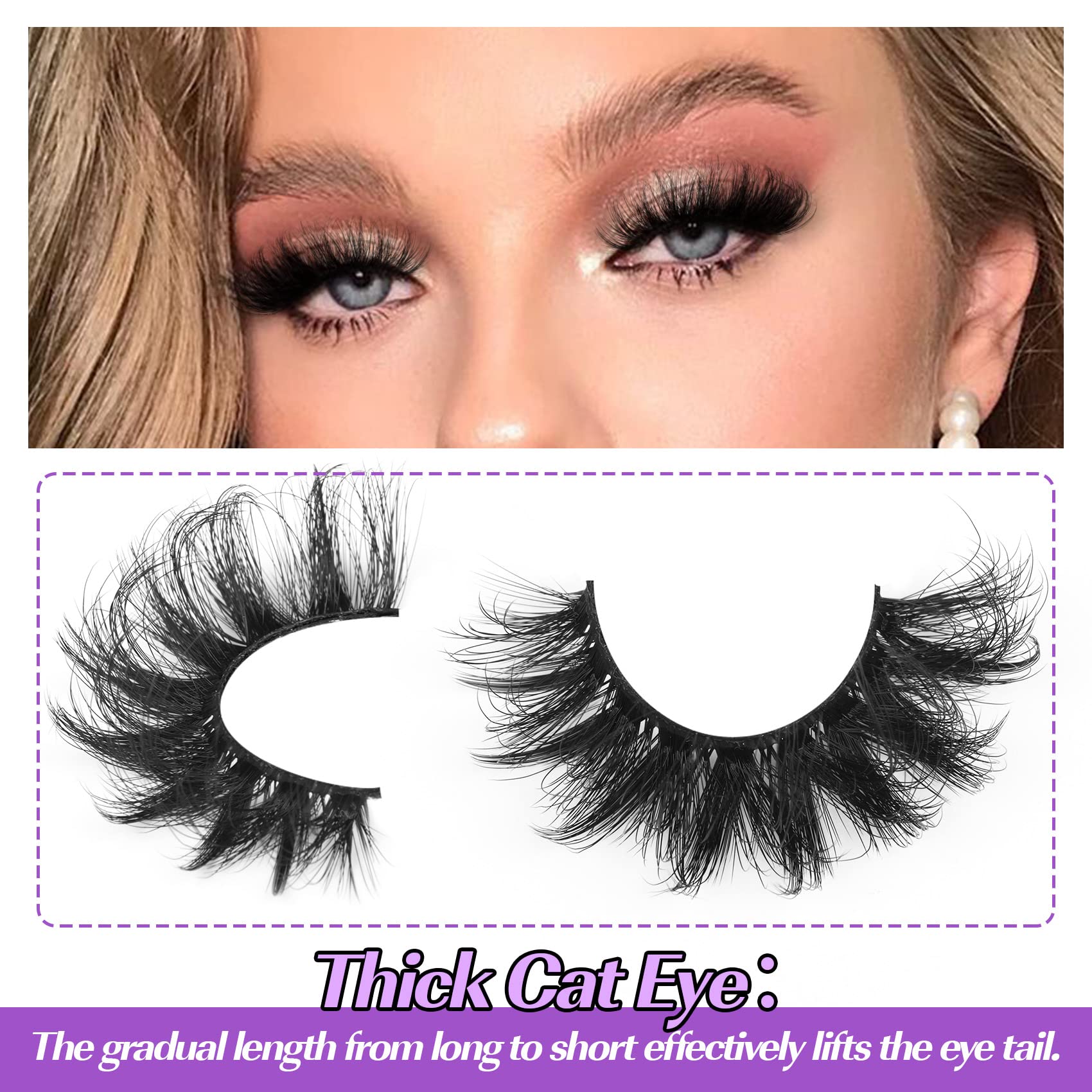 Cils Goddvenus duveteux 18 mm pour regard naturel et flatteur.