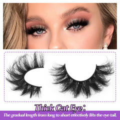 Cils Goddvenus duveteux 18 mm pour regard naturel et flatteur.
