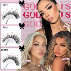 Goddvenus cils individuels 10-16 mm offrant des longueurs personnalisables.