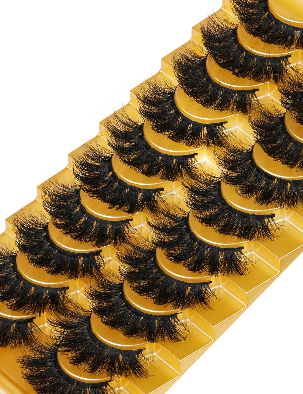 Goddvenus cils mink bande coton mince 8D 20mm: bande légère et confortable.
