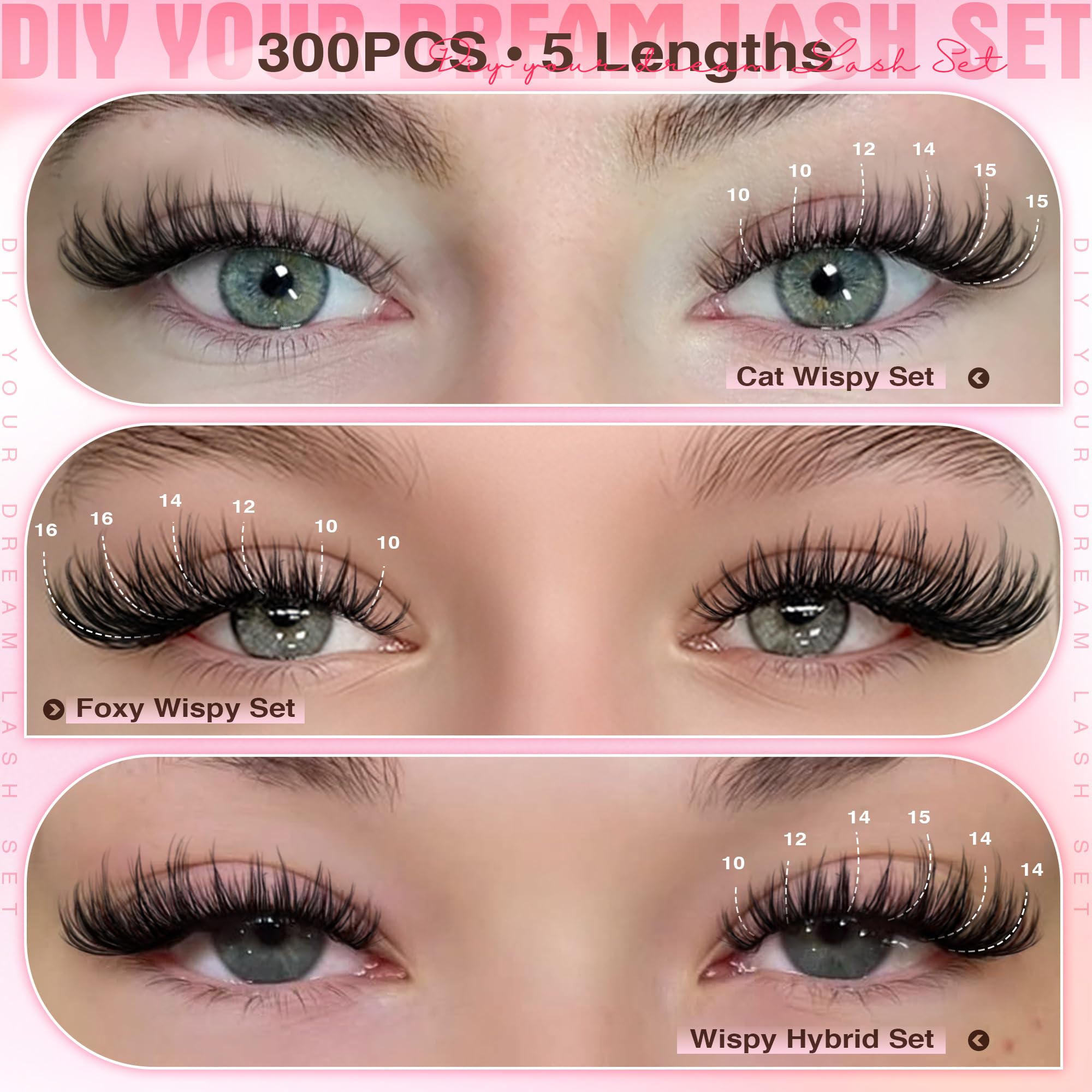 Goddvenus Clusters Utilisation quotidienne: parfait pour le maquillage journalier.