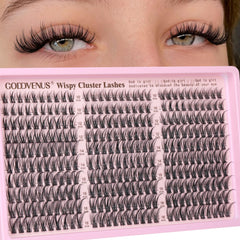 Goddvenus extensions cils effet plume naturel pour un look léger.