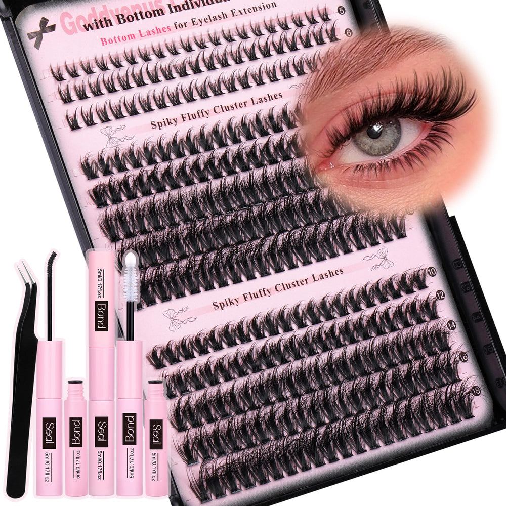 Goddvenus kit extensions cils naturels pour un regard naturel et élégant