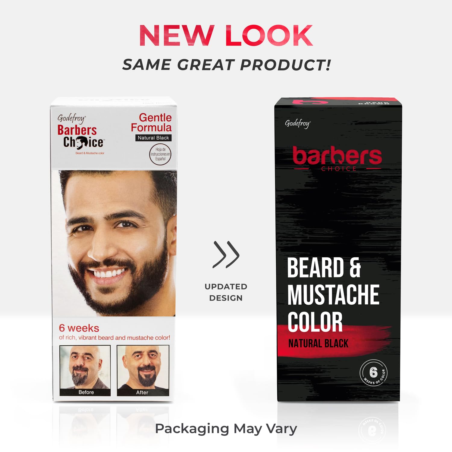 Godefroy Barbers Choice : capsules prémesurées pour une application homogène.