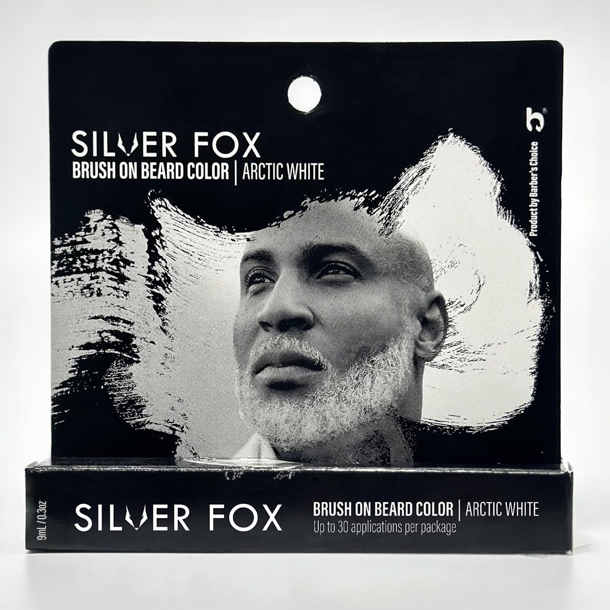 Godefroy Barbers Choice Silver Line – brosse intégrée pour une utilisation propre.