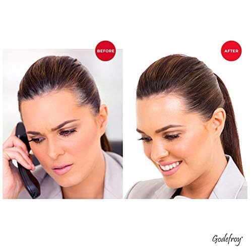 Godefroy kit coloration couverture-gris : masque rapidement les cheveux gris localement.