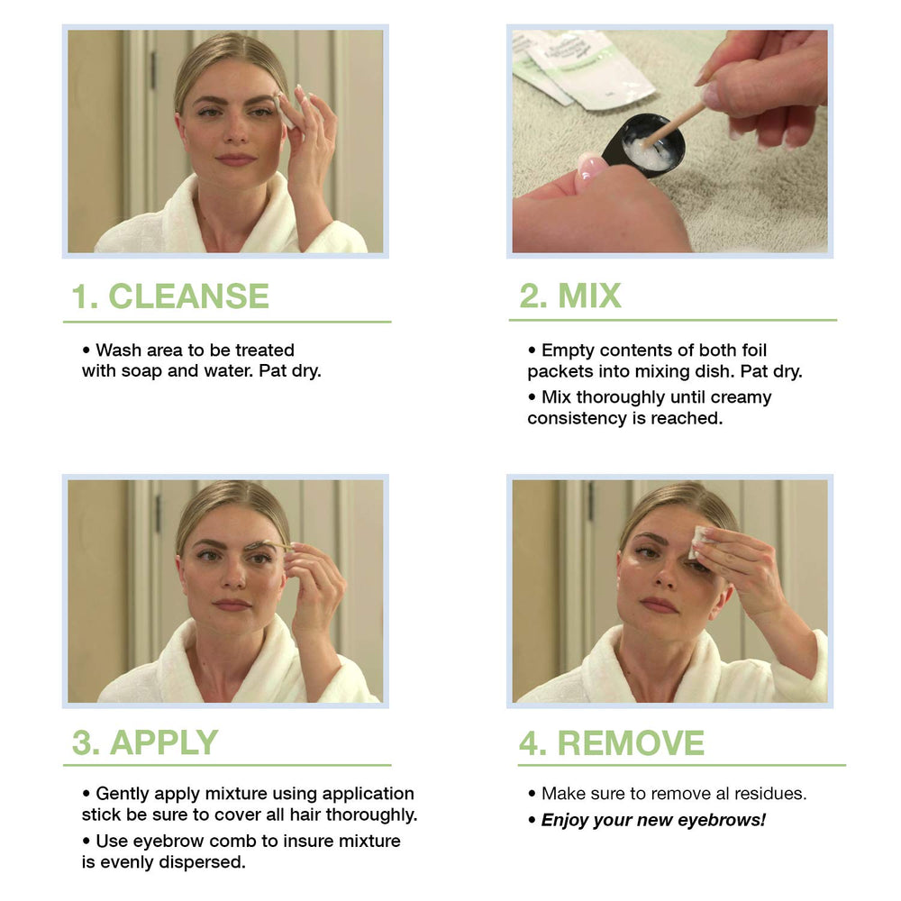 Kit Godefroy à domicile éclaircissement poils du visage pratique