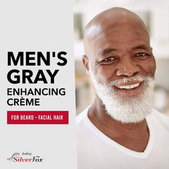 Godefroy Silver Fox, texture-cheveux douce après application pour barbe plus souple.