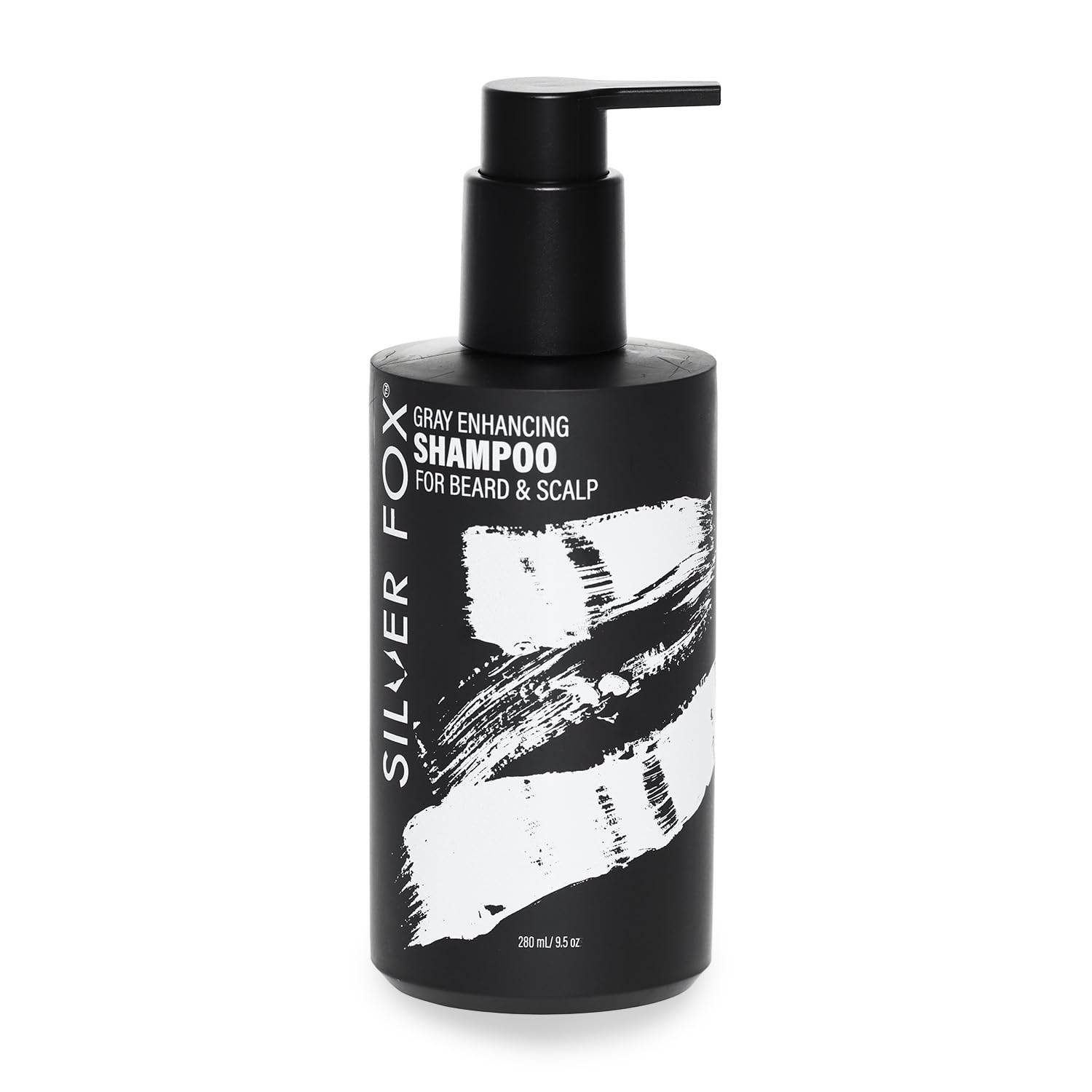 Godefroy Silver Fox: la bouteille du shampoing pour barbe et cuir chevelu, hydratant et purifiant.