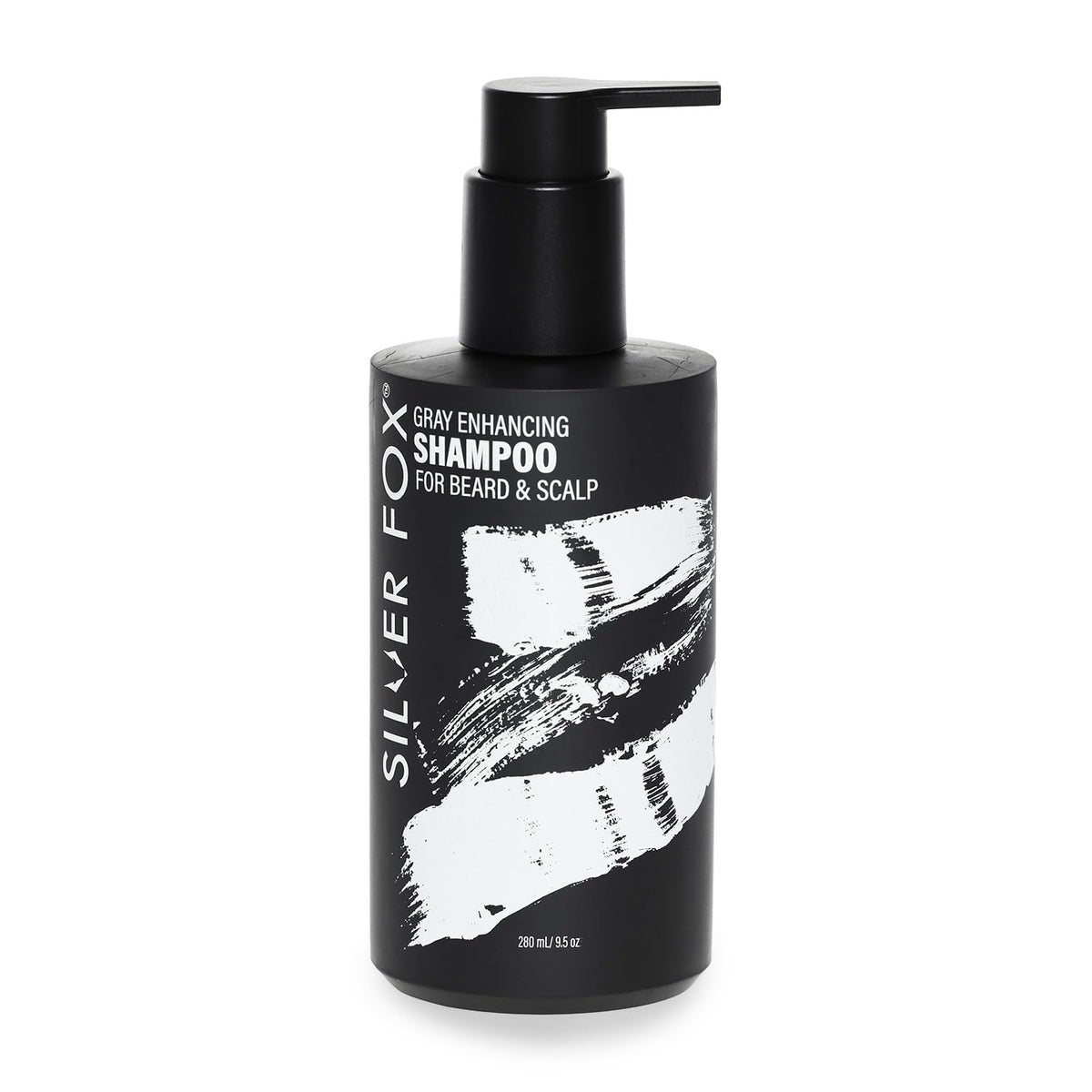 Godefroy Silver Fox: la bouteille du shampoing pour barbe et cuir chevelu, hydratant et purifiant.