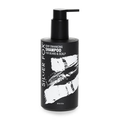 Godefroy Silver Fox: la bouteille du shampoing pour barbe et cuir chevelu, hydratant et purifiant.