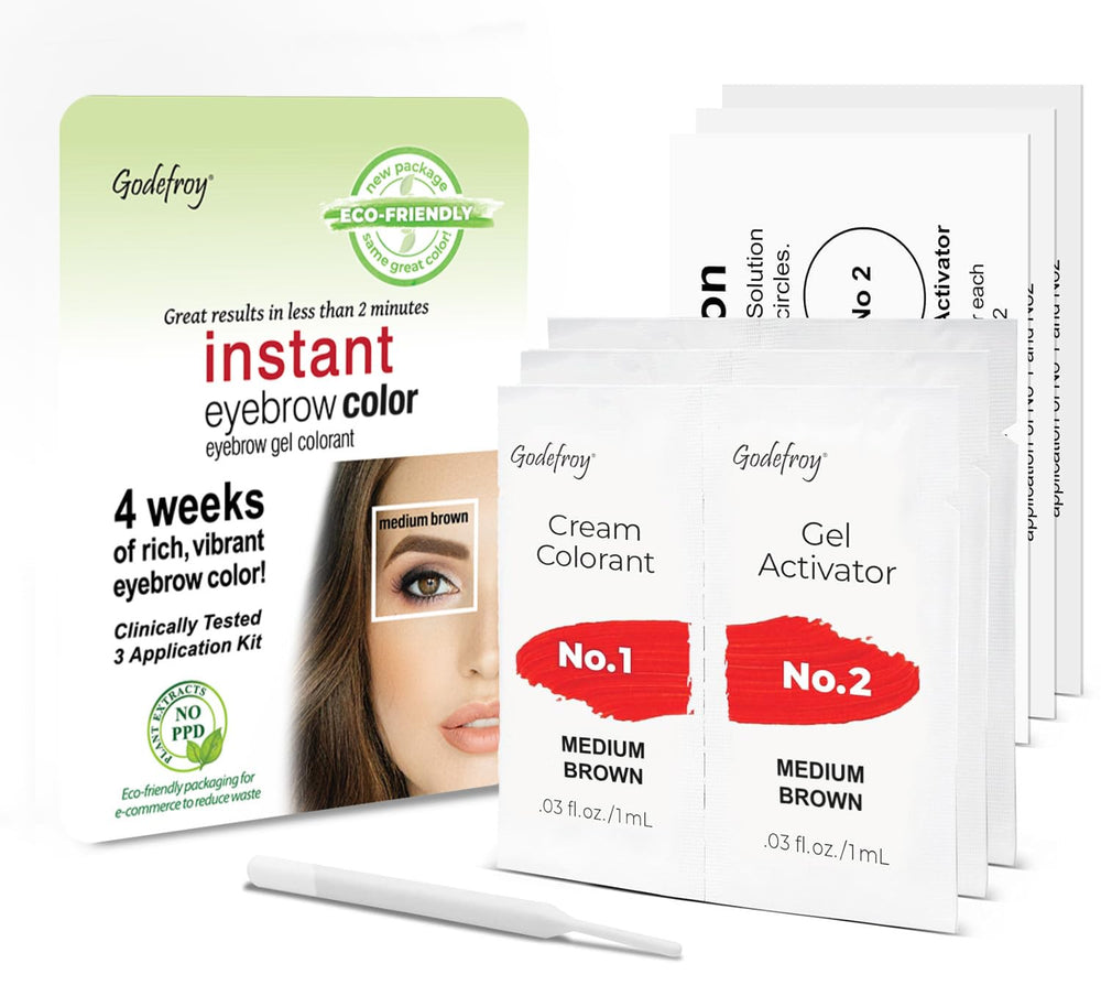 Godefroy sourcils coloration rapide pour un effet naturel