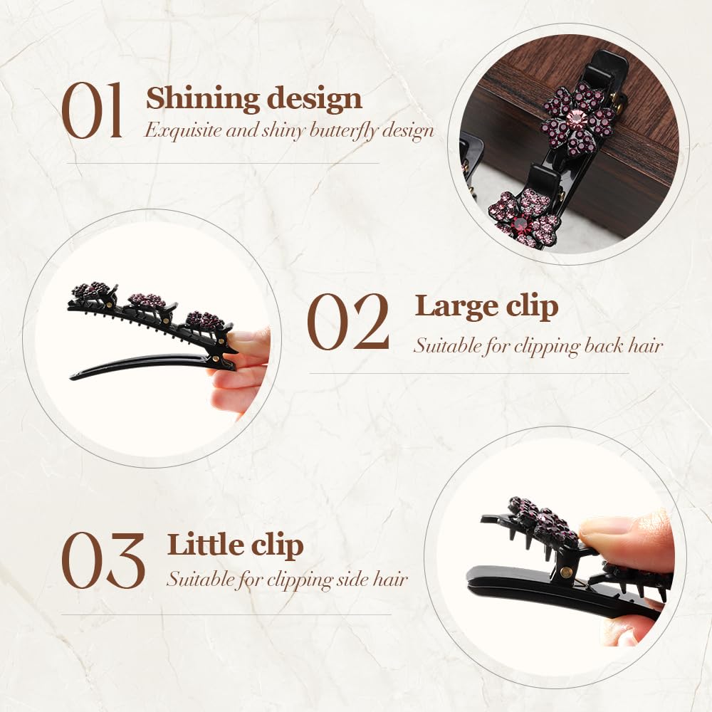 Godmifa broche cheveux cristal brillance pour des looks sophistiqués et soignés.